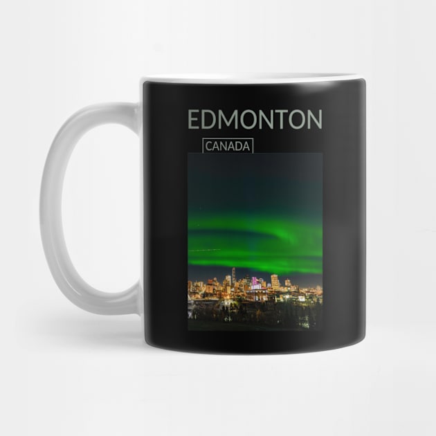 Edmonton Alberta Canada Gift for Canadian Canada Day Present Souvenir T-shirt Hoodie Apparel Mug Notebook Tote Pillow Sticker Magnet by Mr. Travel Joy